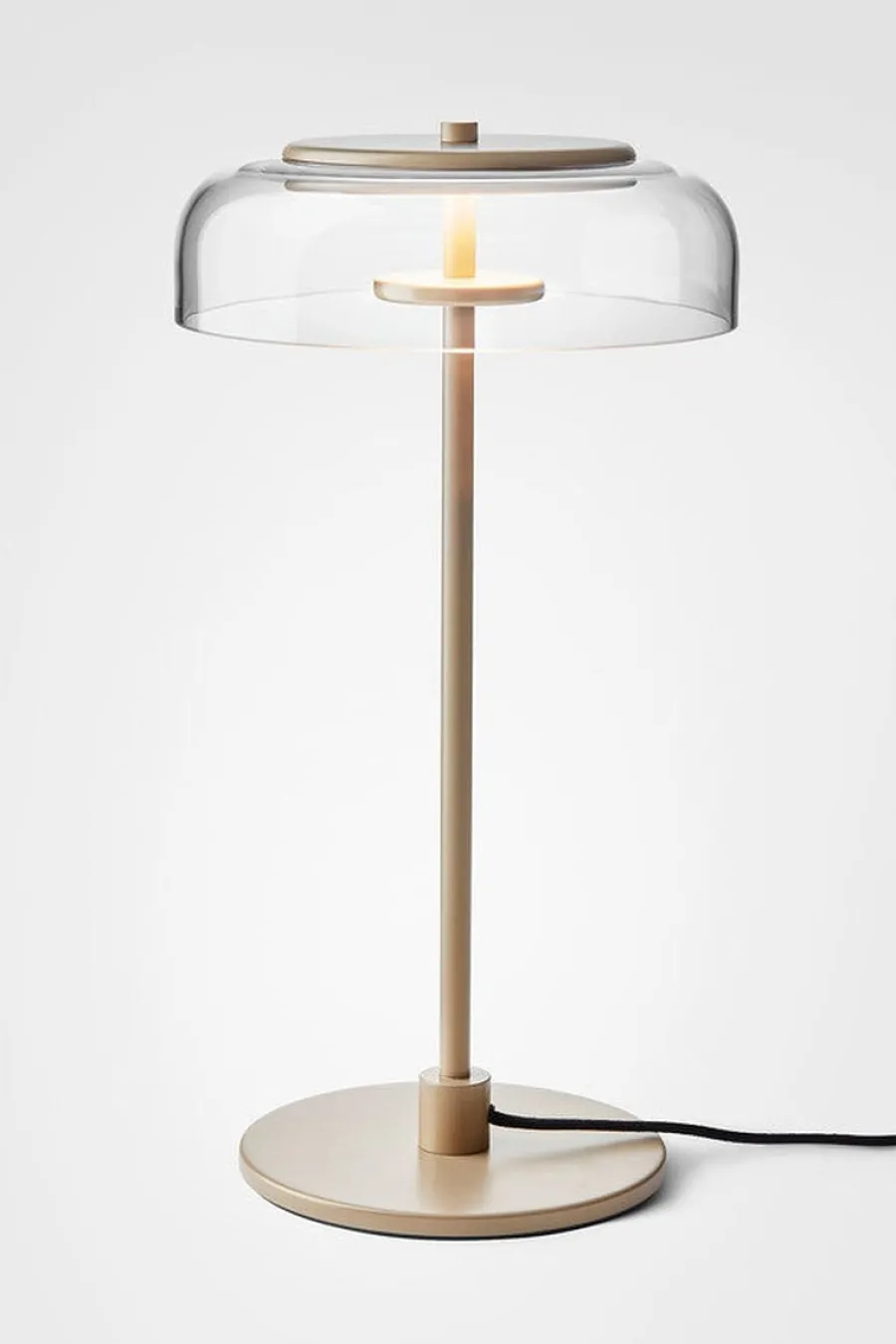 Clearance Nuura Blossi bordlampe Messing / Klar