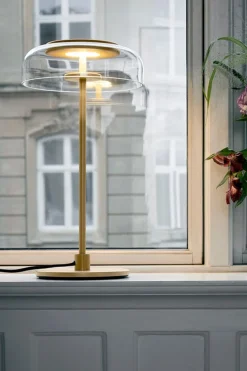 Clearance Nuura Blossi bordlampe Messing / Klar