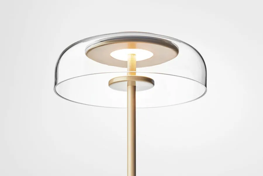 Clearance Nuura Blossi bordlampe Messing / Klar