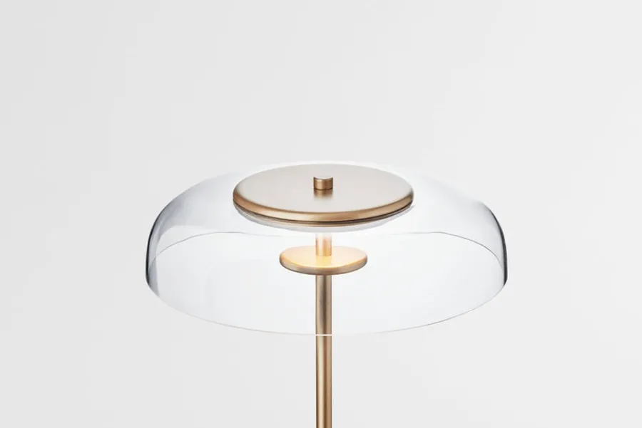 Discount Nuura Blossi gulvlampe Nordic Gold Messing