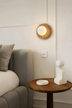 Best Nuura Liila Muuse vegglampe/taklampe - small - nordic gold / opal Messing / Opal