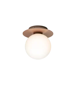 Outlet Nuura Liila 1 utendørslampe - mørk bronse/opal Bronse / Opal
