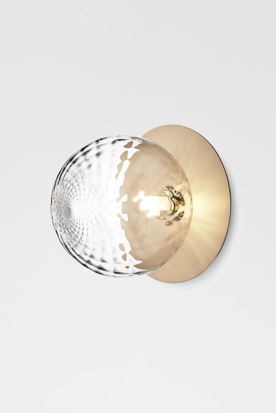 Discount Nuura Liila 1 vegglampe/taklampe - large - nordic gold / optikk Bronse / Messing