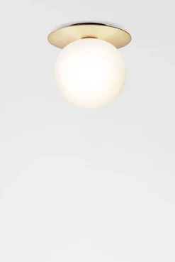 Online Nuura Liila 1 vegglampe/taklampe - large - nordic gold / opal Messing