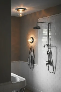 Sale Nuura Liila 1 vegglampe/taklampe - medium - light silver / optikk Krom