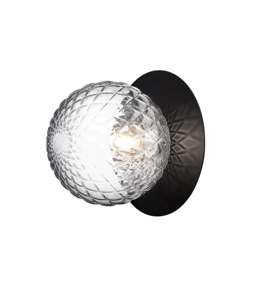 Sale Nuura Liila 1 vegglampe/taklampe - large - / optikk Svart