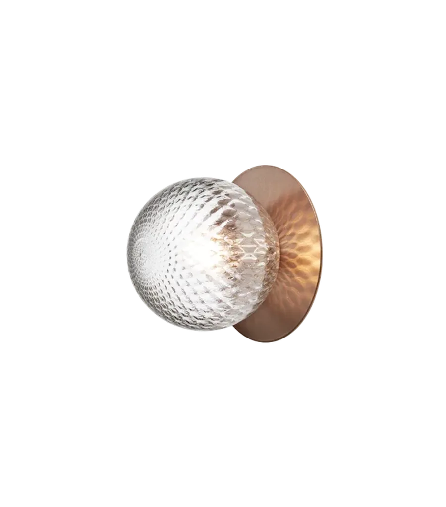 Hot Nuura Liila 1 vegglampe/taklampe - medium - /optic Bronse