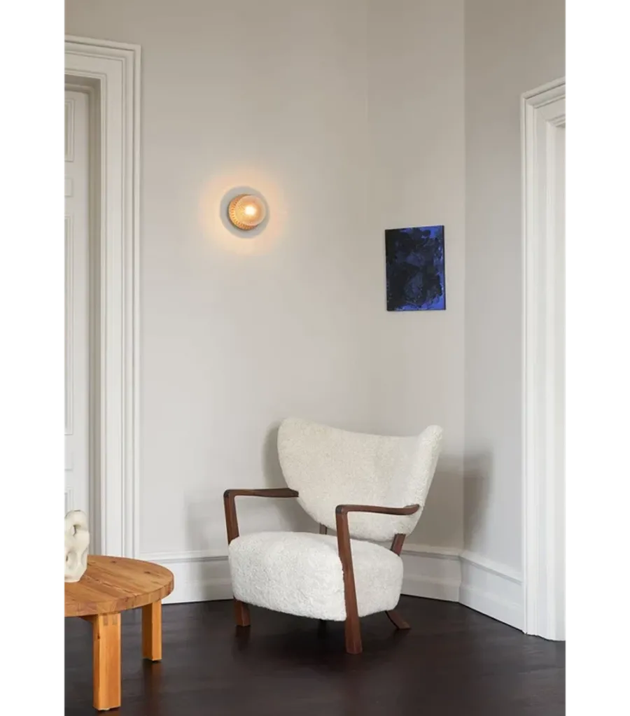 Hot Nuura Liila 1 vegglampe/taklampe - medium - /optic Bronse