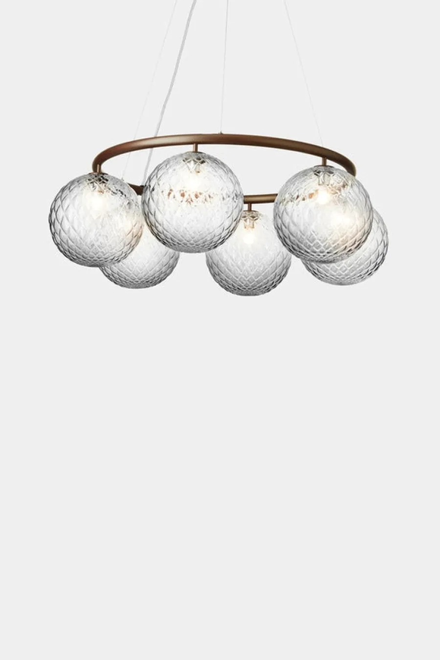 Discount Nuura Miira 6 circular / optikk Bronse