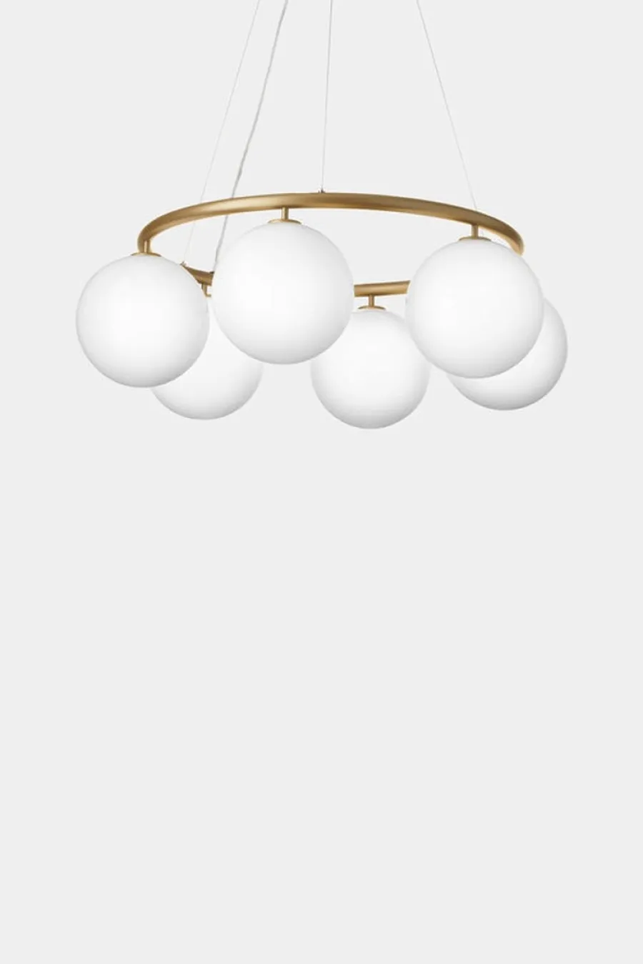 New Nuura Miira 6 circular Messing / Opal