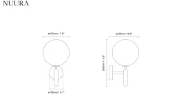 Outlet Nuura Miira utendørslampe - Svart / Opal