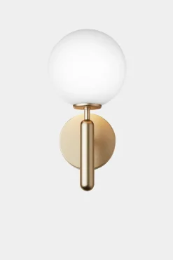 Online Nuura Miira vegglampe Messing / Opal