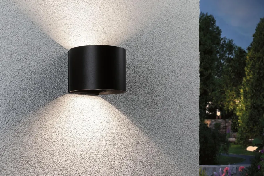 Hot Paulmann Nyara rund oppladbar vegglampe opp/ned lys med sensor