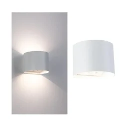 Hot Paulmann Nyara rund oppladbar vegglampe opp/ned lys med sensor