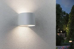 Hot Paulmann Nyara rund oppladbar vegglampe opp/ned lys med sensor