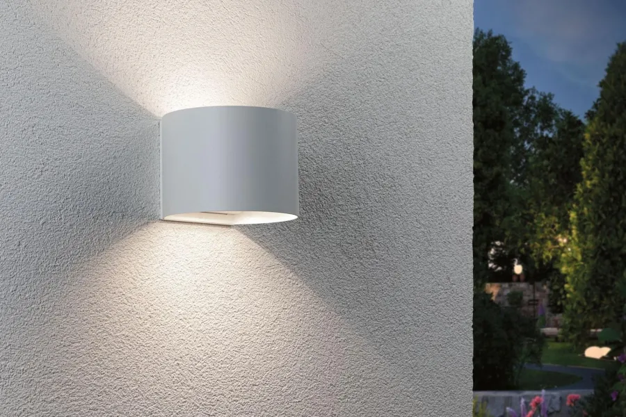 Hot Paulmann Nyara rund oppladbar vegglampe opp/ned lys med sensor