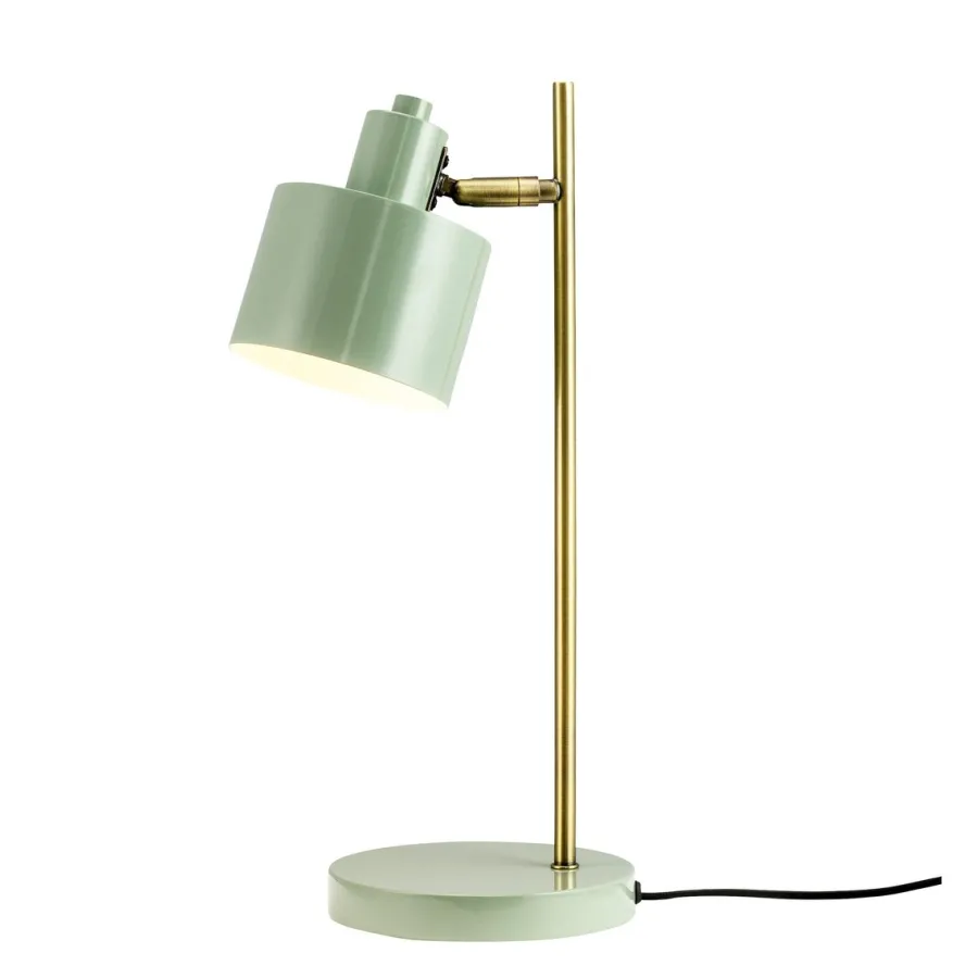Sale Dyberg Larsen Ocean bordlampe - Oliven/Messingfarget Messing / Grønn