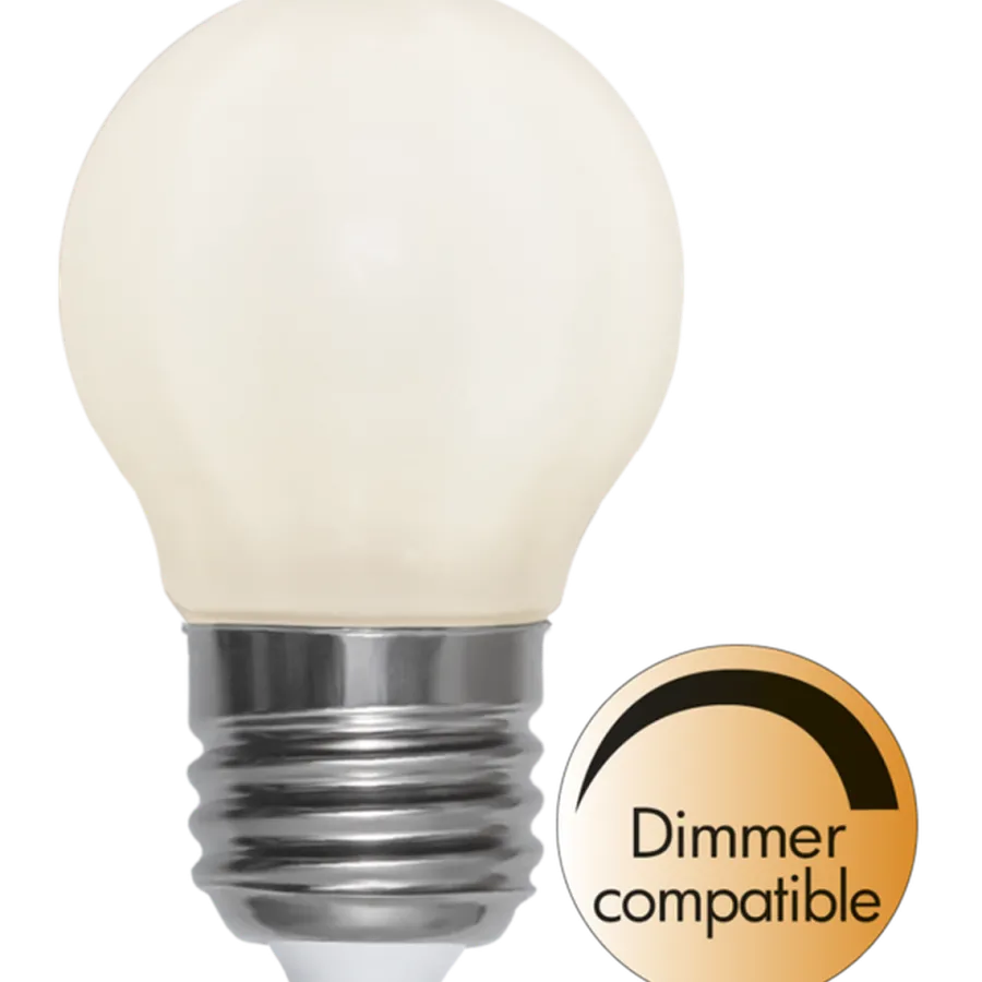 Best Star Trading hvit dimbar E27 LED 4,5 cm H7,8 cm Opal
