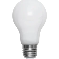 Star Trading hvit dimbar E27 LED 5W 60mm Opal
