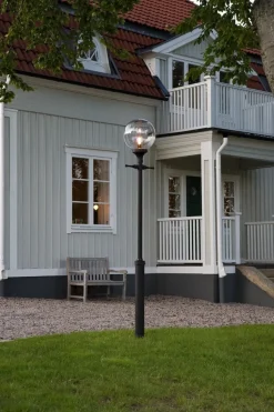 New Konstsmide Orion stolpe 240cm - Svart