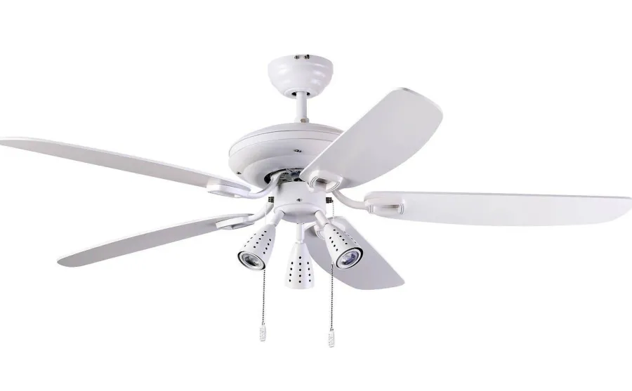 Best Texa Design Orion takvifte GU10 - Hvit/Eik vendbare blad Hvit / Eik