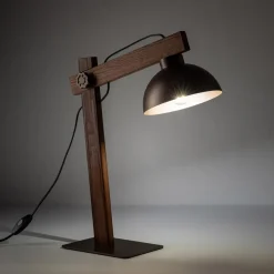 New TK Lighting Oslo bordlampe Brun