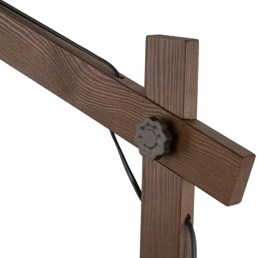 Discount TK Lighting Oslo gulvlampe Brun
