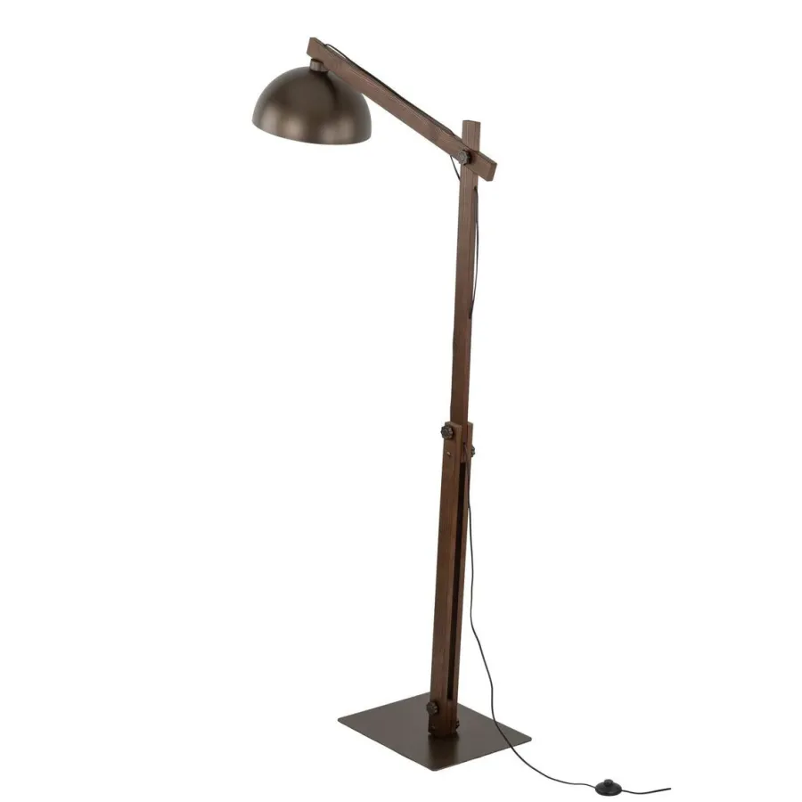 Discount TK Lighting Oslo gulvlampe Brun