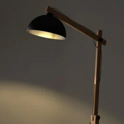 Discount TK Lighting Oslo gulvlampe Brun