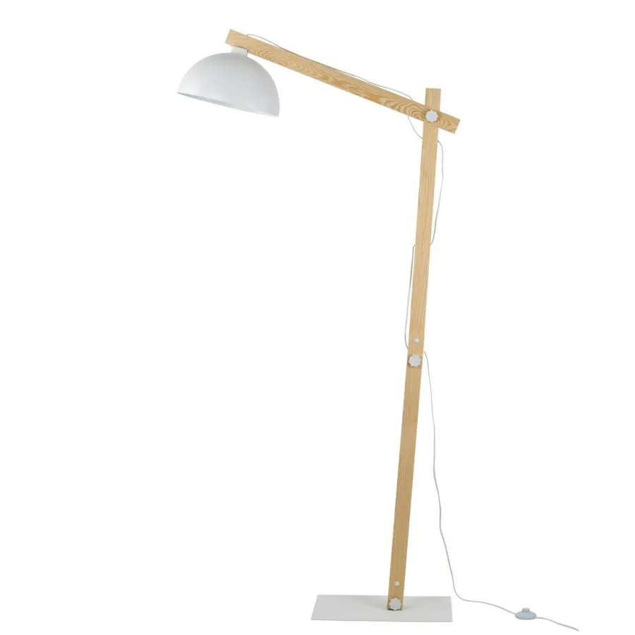 Discount TK Lighting Oslo gulvlampe Brun