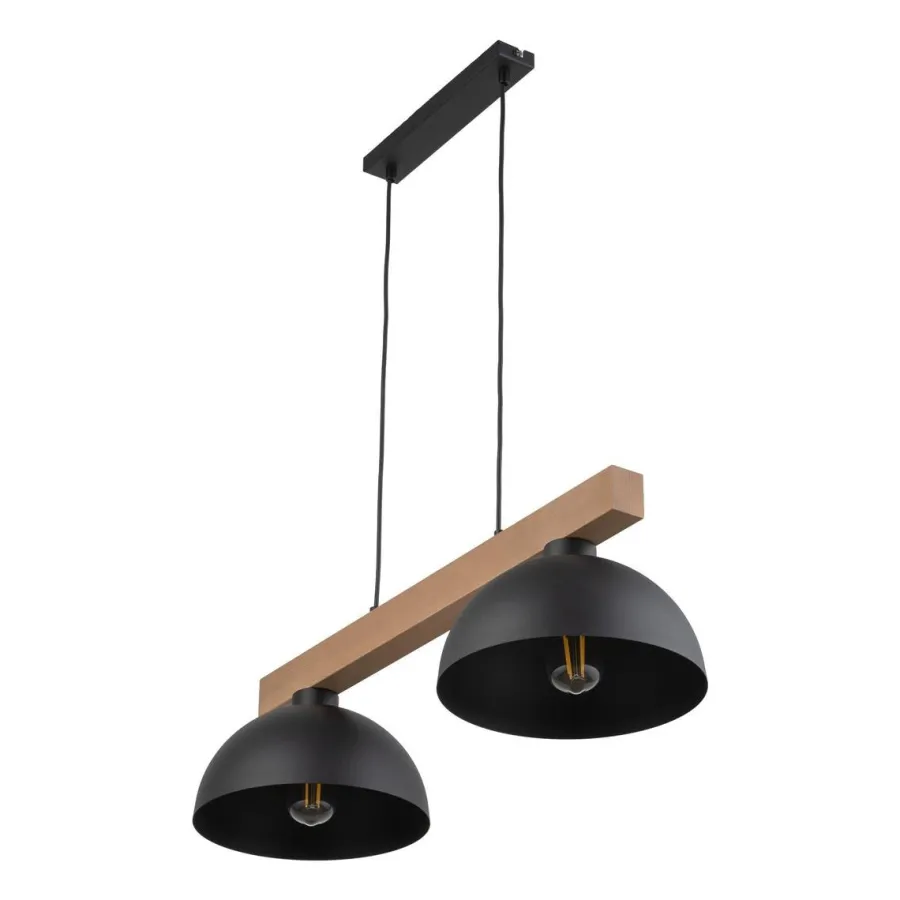 Hot TK Lighting Oslo takpendel 2-lys Svart