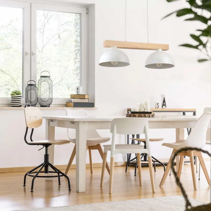 Hot TK Lighting Oslo takpendel 2-lys Svart