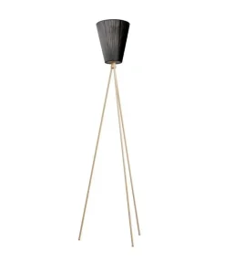 Northern Oslo Wood gulvlampe beige med skjerm