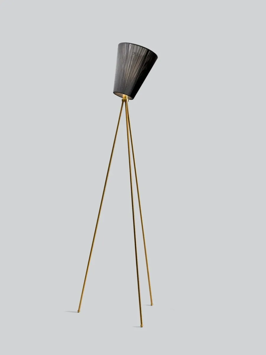 Clearance Northern Oslo Wood gulvlampe gull med skjerm