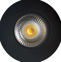 New NorDesign Out tiltbar lavtbyggende downlight utendørs 11W 3000K IP65 RA90 dimbar - Svart