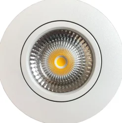 Sale NorDesign Out tiltbar lavtbyggende downlight utendørs 11W 3000K IP65 RA90 dimbar - Hvit