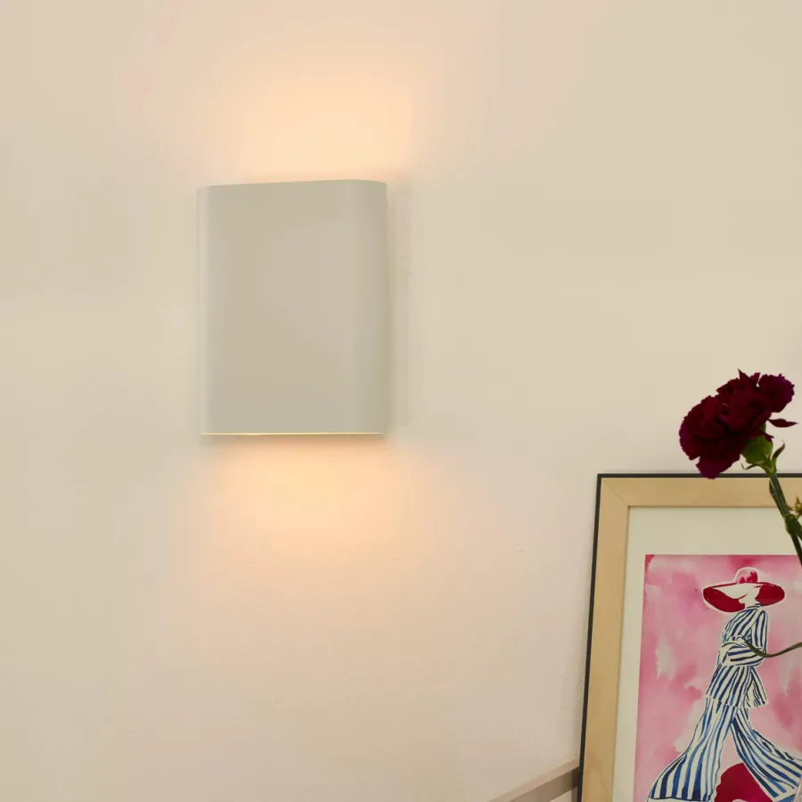 Discount Lucide Ovalis vegglampe opp/ned