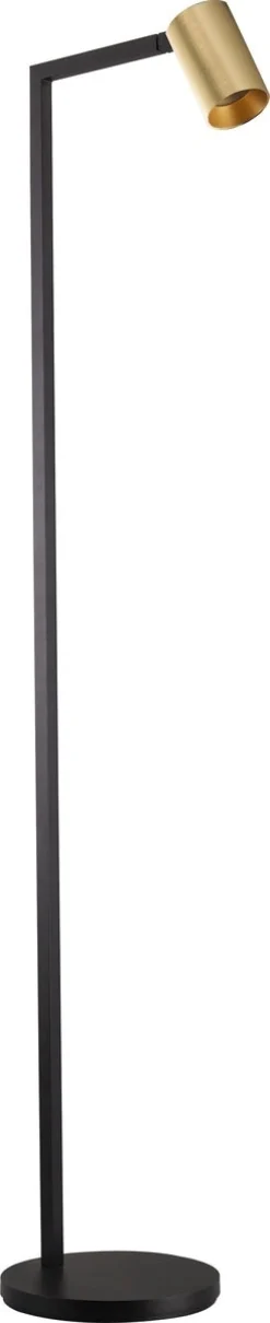 Outlet NorDesign Oz K2 gulvlampe - Svart/Gullfarget Svart / Gull