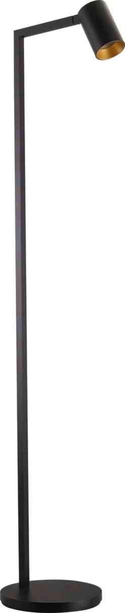 NorDesign Oz K1 gulvlampe - Svart/Gullfarget Svart / Gull