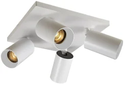 Clearance NorDesign OZ K4 taklampe med 4 spotter - Hvit