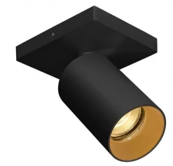 New NorDesign OZ K1 taklampe med 1 spott - Svart/gull Svart / Gull