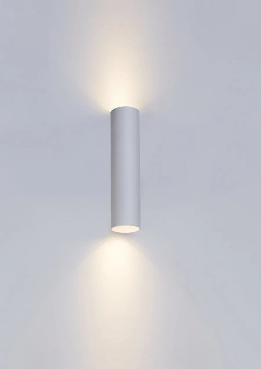 Hot NorDesign OZ K2 vegglampe opp/ned lys - Hvit