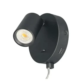 Best NorDesign Oz mini K1 vegglampe med USB C GU10 mini