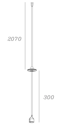 Clearance NorDesign Oz mini pendeloppheng uten tube