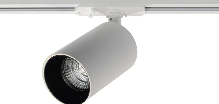 Discount NorDesign Oz spotskinne 5 spotter 2 meter - Pure white/Svart Pure White / Svart