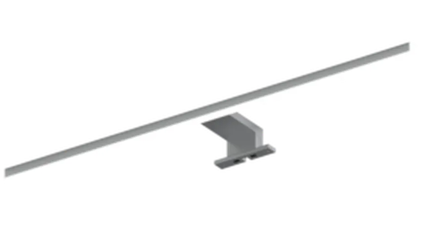 Discount Ms - belysning Paco vegglampe speilbelysning baderom IP44 60 cm 10W - Krom