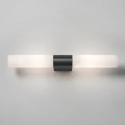Clearance Astro Lighting Padova vegglampe for baderom IP44 G9 - Svart/Opal Svart / Opal