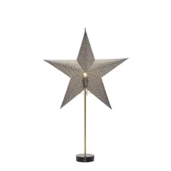 Konstsmide Papirstjerne med marmor Svart