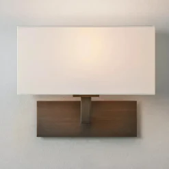Astro Lighting Park Lane vegglampe med skjerm Bronse / hvit