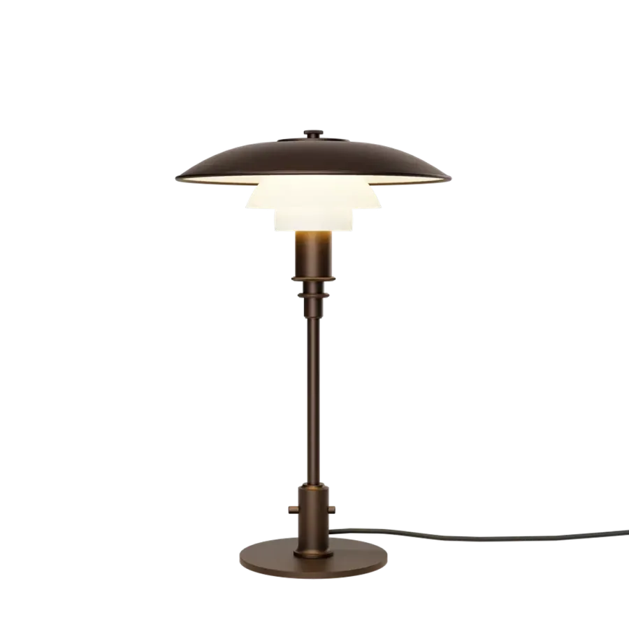 Sale Louis Poulsen PH 3/2 Aged brass opal bordlampe Messing/opal